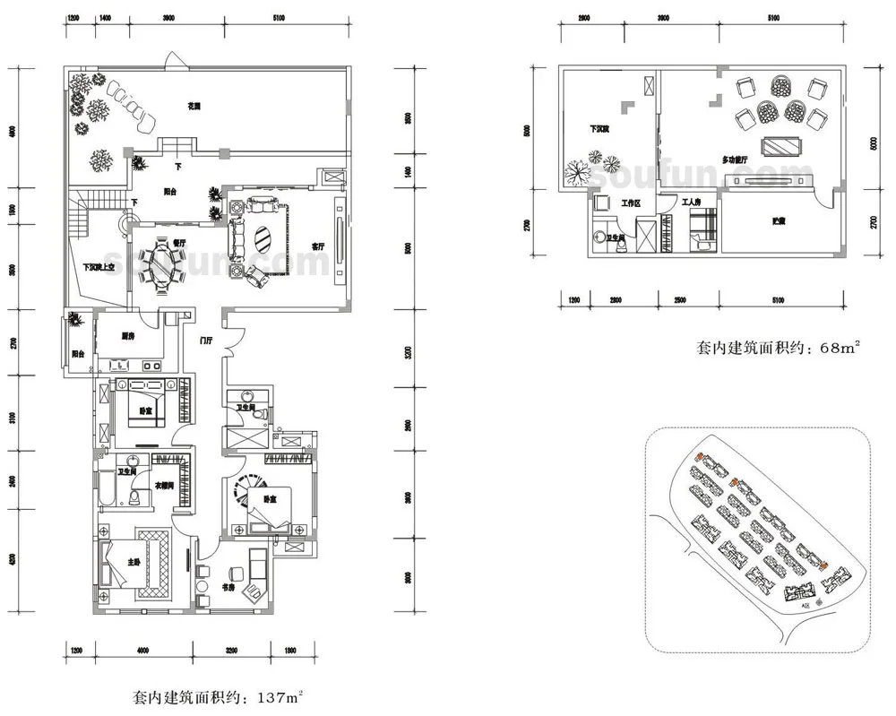 规划占地面积约128亩(居住用地约5万平方米),总建筑面积8万7千平方米