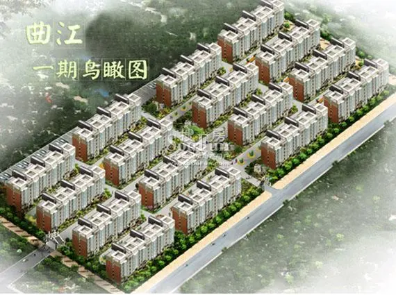 曲江怡景苑外景图