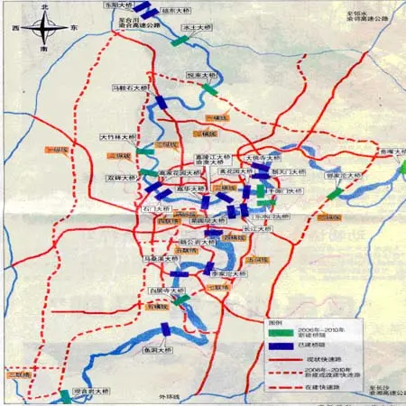 项目 实施年限 备注 双碑大桥 2006-2008年 快速路三横线 悦来大桥