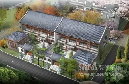中四合院一般都有三进院落,正房多是5间或7间,并配有耳房.