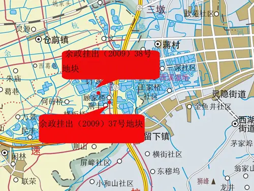 位于西溪板块,周边楼盘包括西园和西溪锦园等,39号地块位于闲林板块