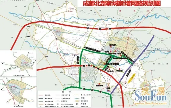 北部新城修起来了,那就来说说这边的交通规划