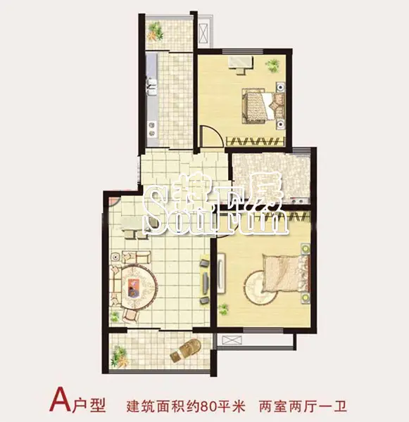 金东城雅居a1户型图