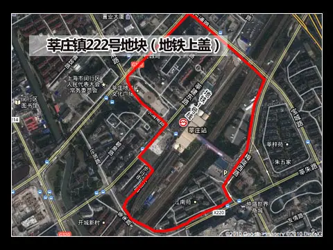 莘庄镇222号地块  图片制作:仝宏亮