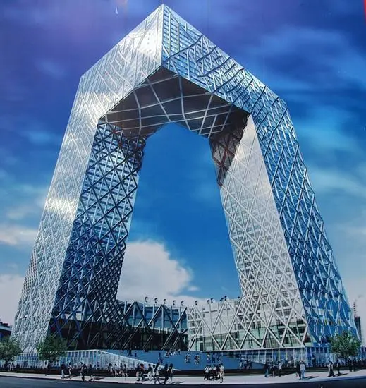 高清图:央视大楼修复悬疑 不太可能恢复其全部功能
