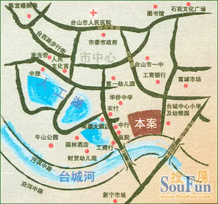 台山老盘"千禧·秀荷花城"新货4000起