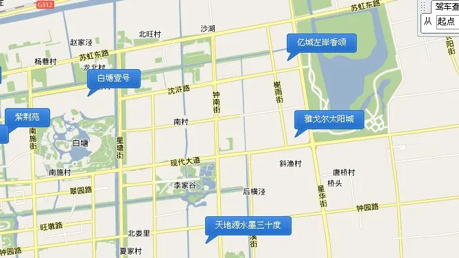 九龙医院,东沙湖生态公园,加油站,中国银行atm,白塘生态公园,新加坡