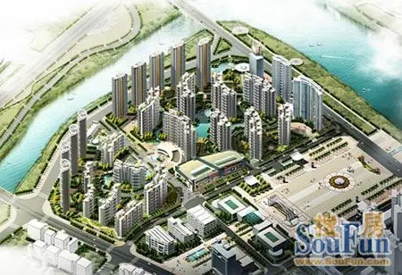 惠东中航城鸟瞰图(来源:房天下)