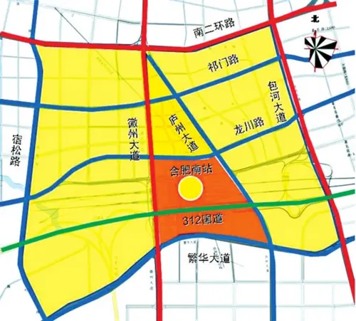 合肥南站周边多条道路将改造进出南站会很方便