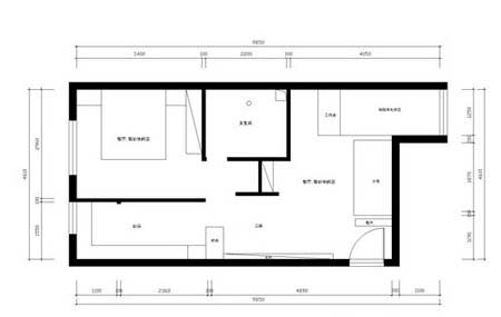 挑战小户型极限 48平米空间满足双卧室功能(图)