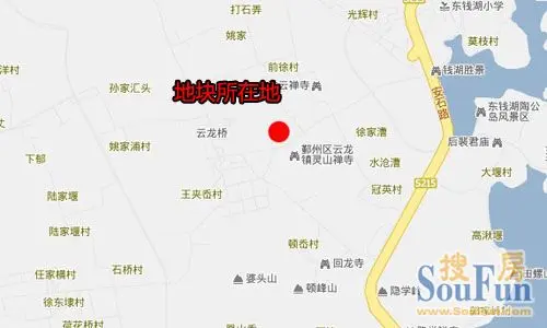 地块信息:  位置:鄞州区云龙镇,东面到规划道路,北面到现状道路,南面