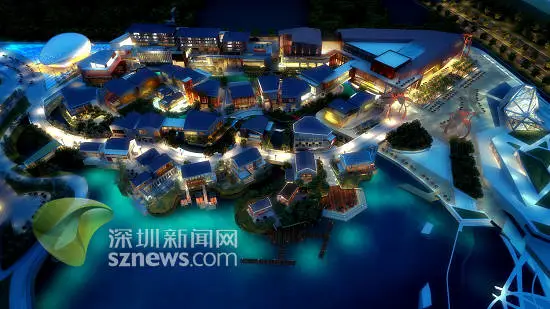 国内城市级旅游华侨城欢乐海岸