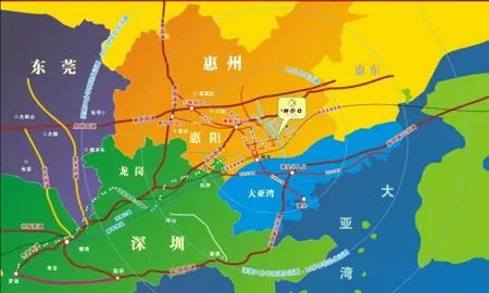 本因坊新街口矗立惠阳中 畅享深惠半小时生活圈