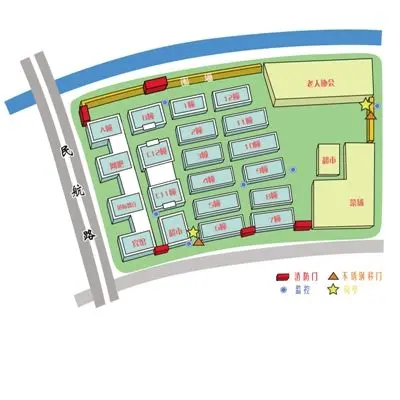 稻香村小区封闭示意图.