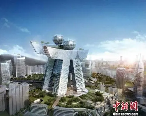 重庆将建标志性建筑"人人"楼 形似央视大裤衩