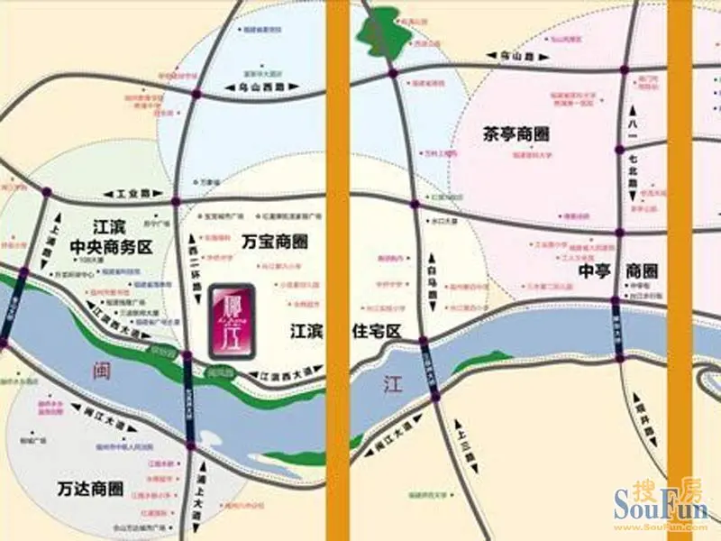 集聚福州龙头商圈 繁华灵动
