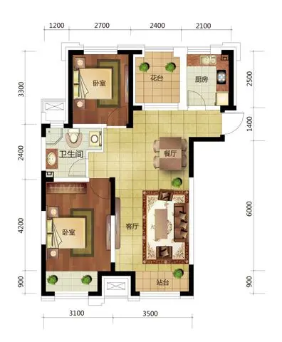 绿地新里中央公馆户型图