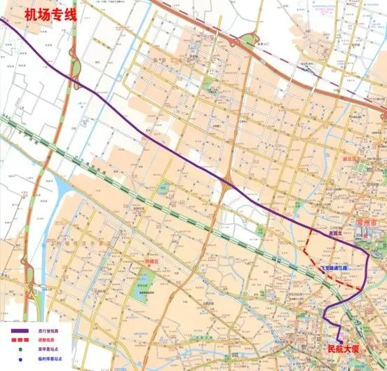 常州龙城大道高架施工公交线临时调整方案(征询稿)
