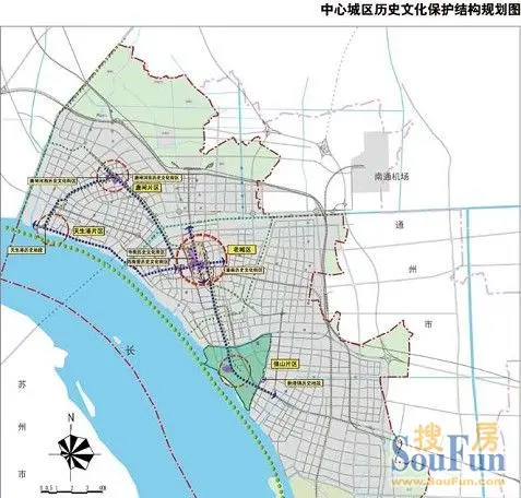 除了市区的规划建设以外,南通政府对于周边县区的规划建设同样不放松