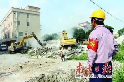 顺德47户违建开拆 受阻拆迁户将正常入驻安置