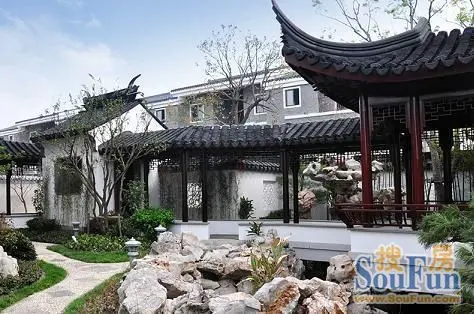 忆江南设计了江南庭院儿童,以"小中见大,别有洞天"女孩将中式景致表现文化浓缩气息房图片