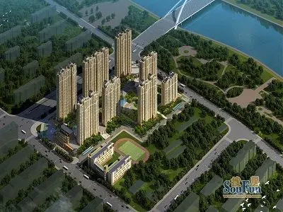 6 月亮湾 该项目位于太阳城以北,滨河路以西,御华帝景以东,规划为商住