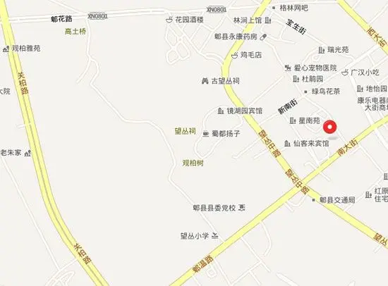 郫县郫筒镇地块概况图