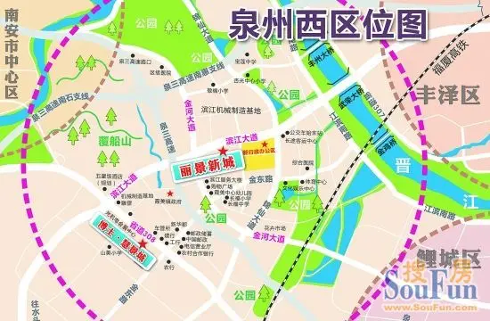 值得一提的是,随着动车的运营,福厦高铁泉州站附近的交通日渐繁忙