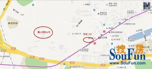 黄埔大沙西旧改地静待挂牌周边二手房价过万