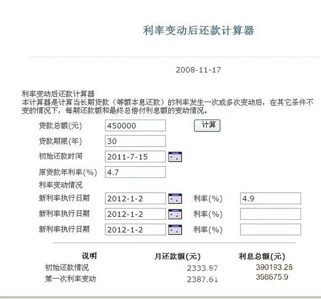 工商银行房贷利率计算器是什么?