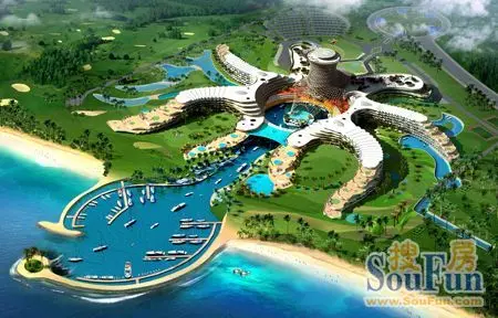 不仅为以八爪鱼酒店为首的世界顶级海洋建筑配套