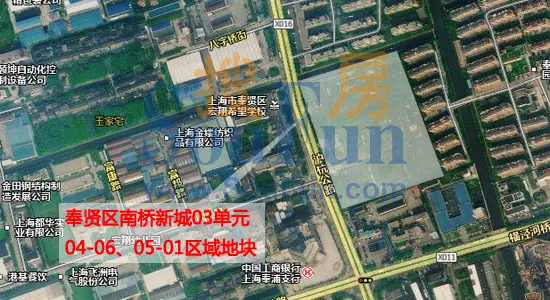 奉贤区南桥新城03单元04-06,05-01区域地块