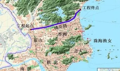 珠海市梅华路改造工程规划公示涉及11个有轨电车站