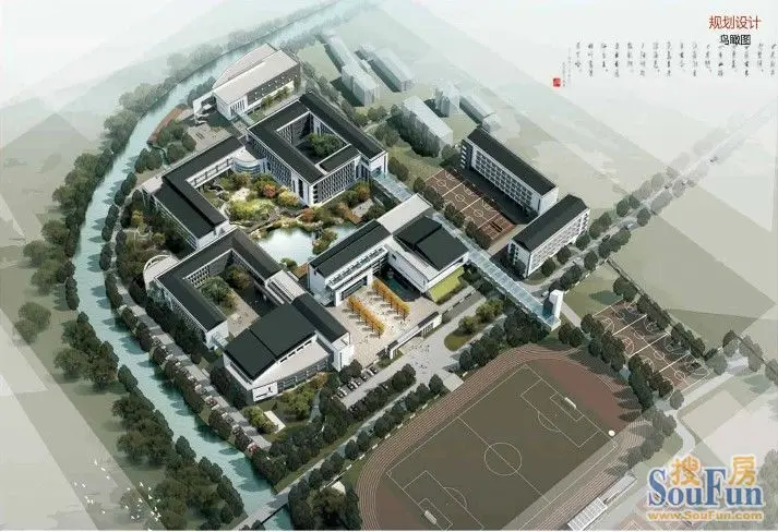 项目概况:费俊龙中学位于昆山市巴城镇,景城路西侧,湖亭东路南侧,基地