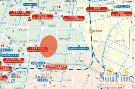 金融集聚区落子观音山南片 周边受益11盘"水涨船高-南通新房网-房