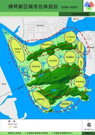 作为一个发展型的规划区域,珠海横琴和广州南沙新区在地理因素,历史