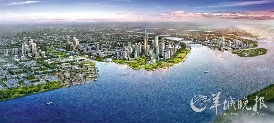 南沙肩负广州乃至广东更新更重大的使命,名为明珠湾的南沙滨海新城