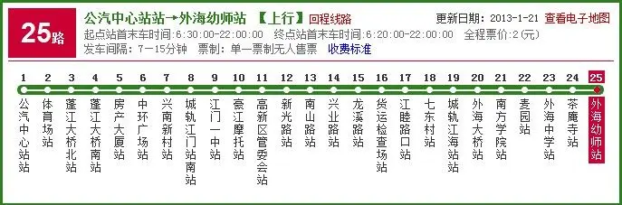 公交车路线