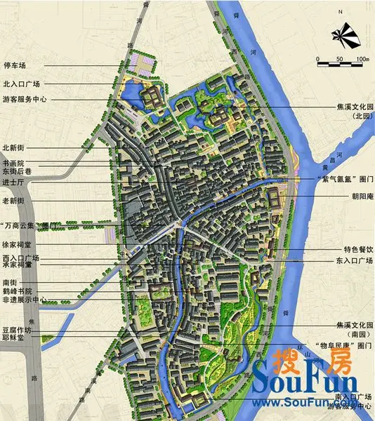 常州市武进区郑陆镇焦溪古村保护规划公示图