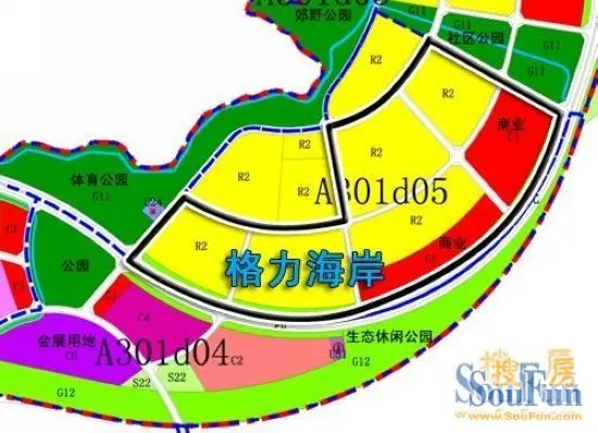 格力海岸规划图
