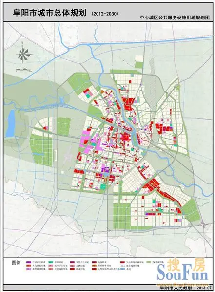 2012-2030年阜阳市城市总体规划公示