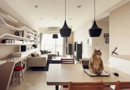 现代简约风格房屋装修效果图 i-chi 猫咪之家