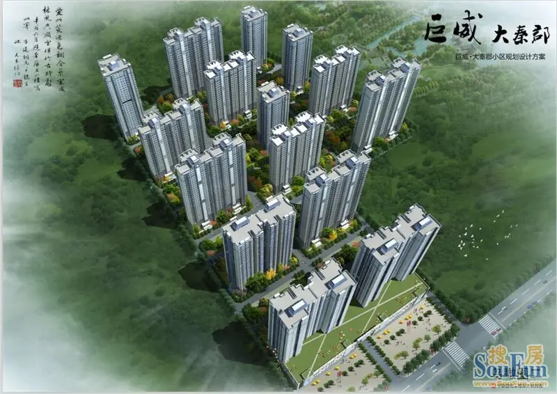 如今,西安将公园作为特色和卖点的楼盘