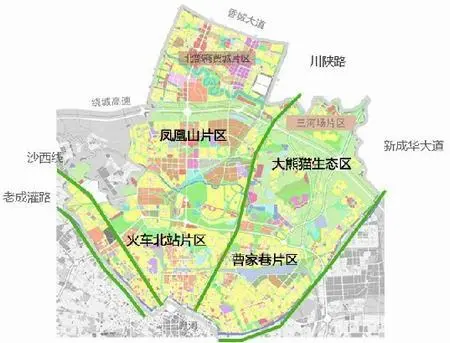 成都北改规划图(来源:网络)