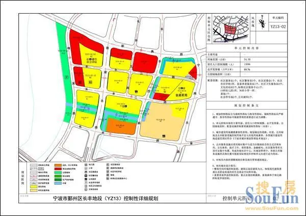 鄞州区长丰地段yz   控制性详细规划(项目详情业主论坛)