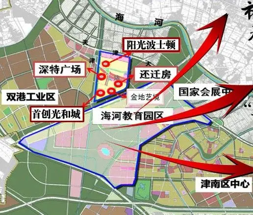 9房企竞逐津南辛庄镇首创再度摘地