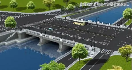 淮安水门桥改造工程接近尾声景观设计方案出炉