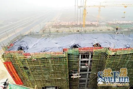 蚌埠铜陵现代产业园启动区保障房主体工程封顶
