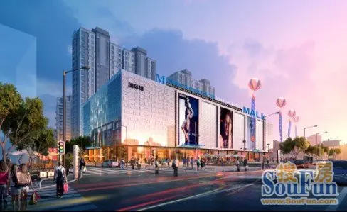 新的政治经济中心和商业文化中心——政务文化新区南二环与潜山路交口