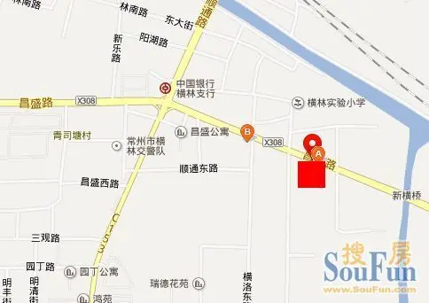 从地图上看,该地块位于横林镇昌盛路,地块周边生活设施齐全,有横林镇